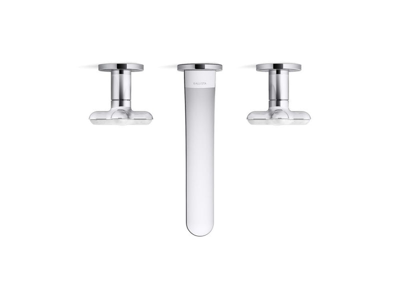 Kallista P32076-WC 002 Ws Wall Mount Sink Faucet White Carrera