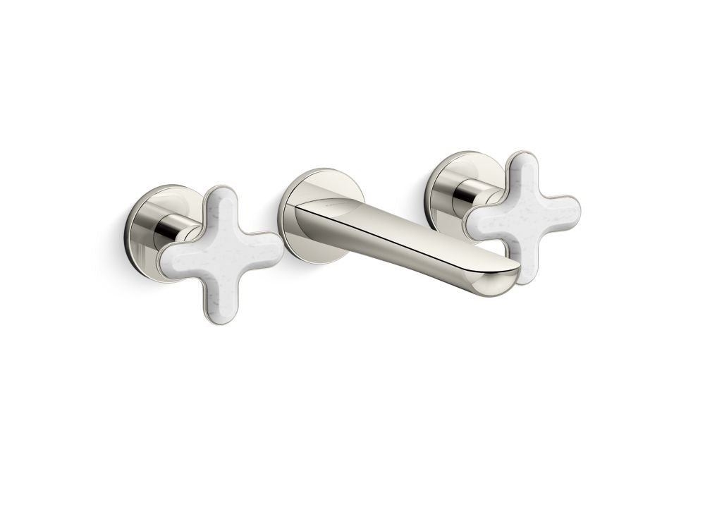 Kallista P32076-WC 002 Ws Wall Mount Sink Faucet White Carrera