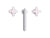 Kallista P32704-RST 002 Widespread Faucet Rose Quartz
