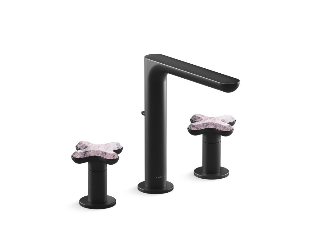 Kallista P32705-RST 002 Widespread Faucet Tall Rose Quartz