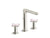 Kallista P32705-RST 002 Widespread Faucet Tall Rose Quartz