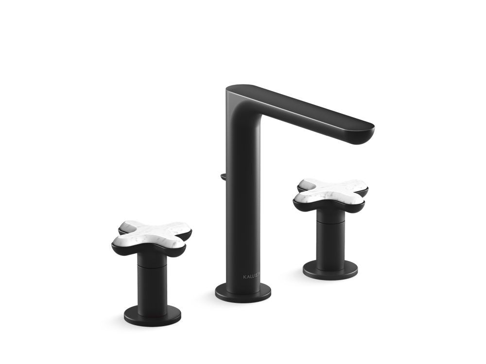 Kallista P32705-WC 002 Widespread Faucet Tall White Carrera