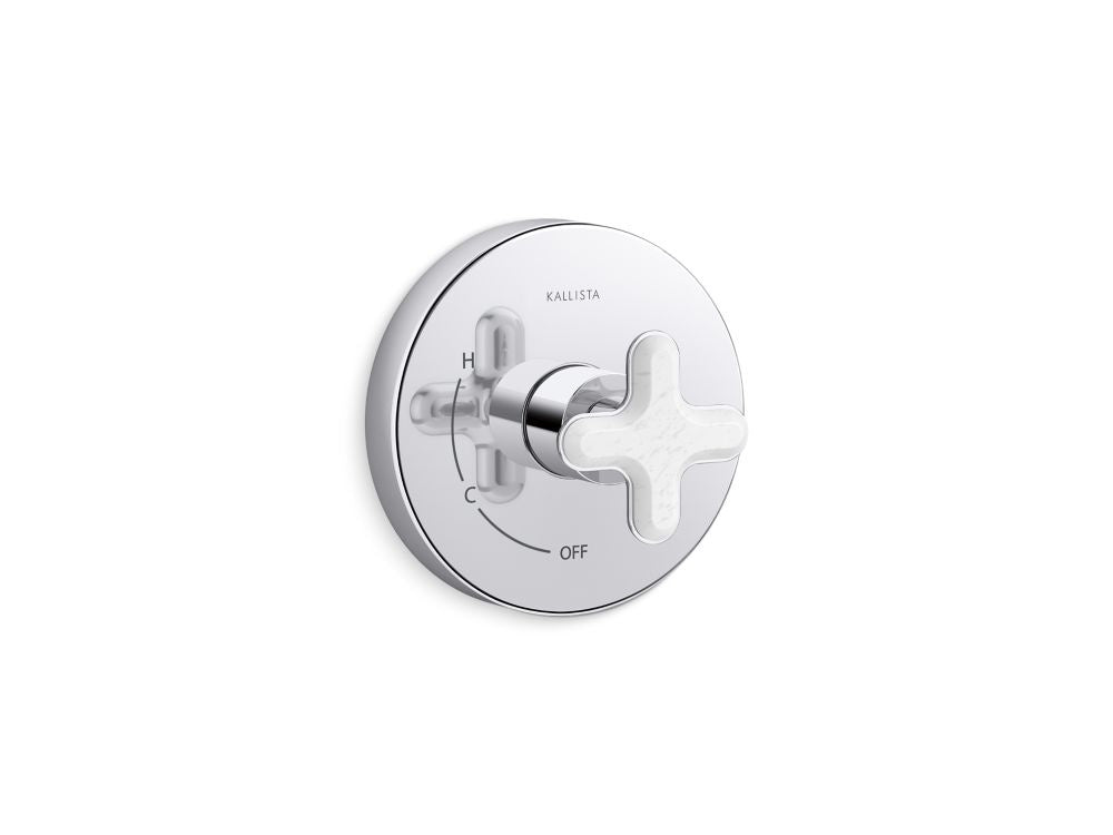 Kallista P32707-WC 002 Pressure Balance Trim White Carrera