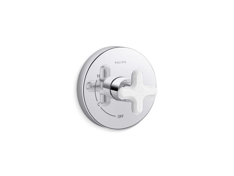 Kallista P32707-WC 002 Pressure Balance Trim White Carrera