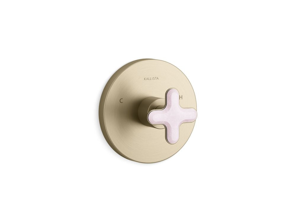 Kallista P32708-RST 002 Thermostatic Trim Rose Quartz