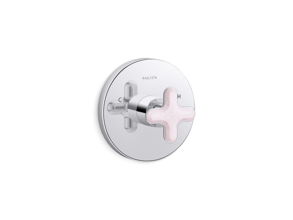 Kallista P32708-RST 002 Thermostatic Trim Rose Quartz