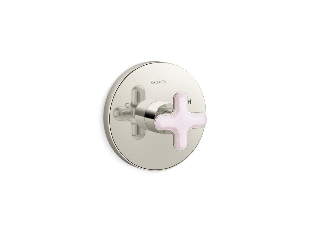 Kallista P32708-RST 002 Thermostatic Trim Rose Quartz