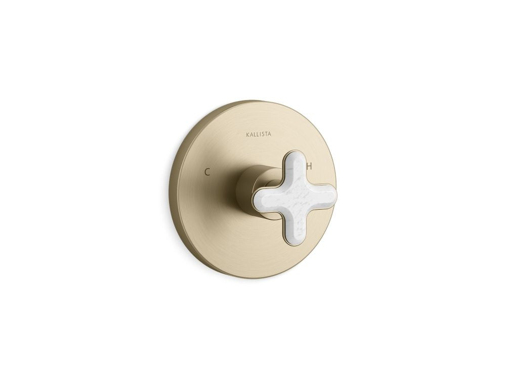 Kallista P32708-WC 002 Thermostatic Trim White Carrera