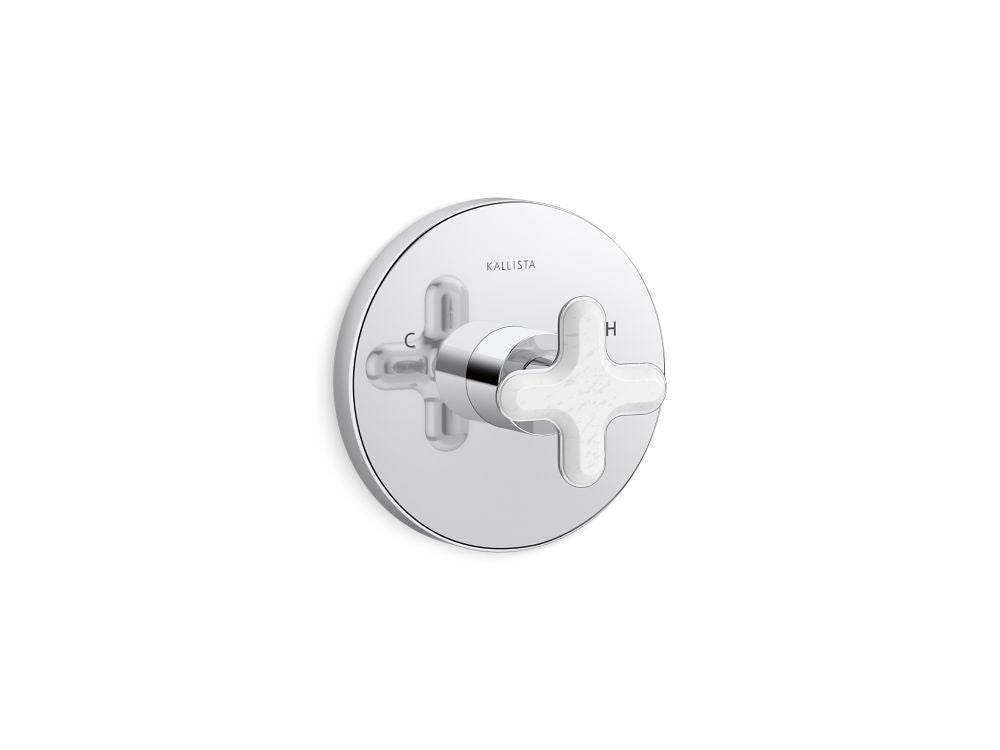 Kallista P32708-WC 002 Thermostatic Trim White Carrera
