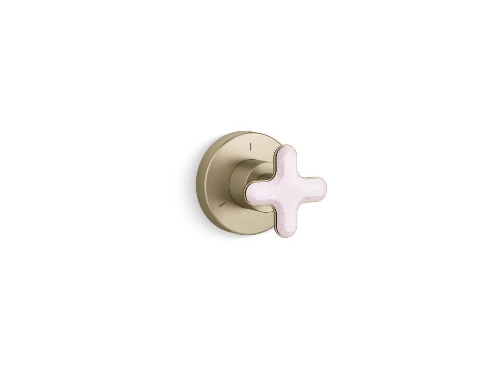 Kallista P32709-RST 002 Transfer Trim Rose Quartz
