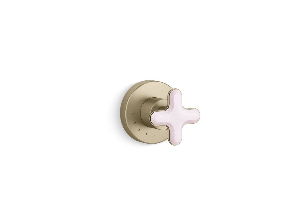 Kallista P32710-RST 002 Volume Control Rose Quartz