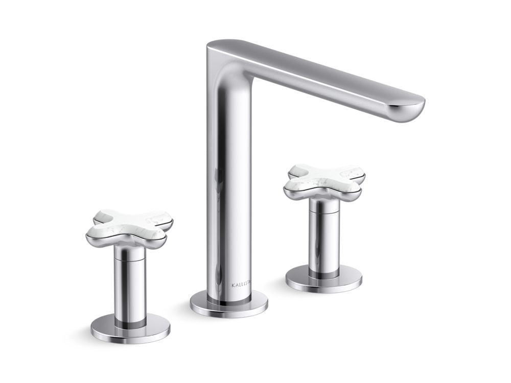 Kallista P32711-WC 002 Deck Mount Bath Faucet White Carrera