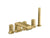 Kallista P32712-00 Bezel deck mount bath faucet with diverter and handshower - Parent