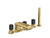 Kallista P32712-NM Bezel deck mount bath faucet with diverter handshower nm stone - Parent