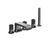 Kallista P32712-NM Bezel deck mount bath faucet with diverter handshower nm stone
