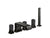 Kallista P32712-NM Bezel deck mount bath faucet with diverter handshower nm stone