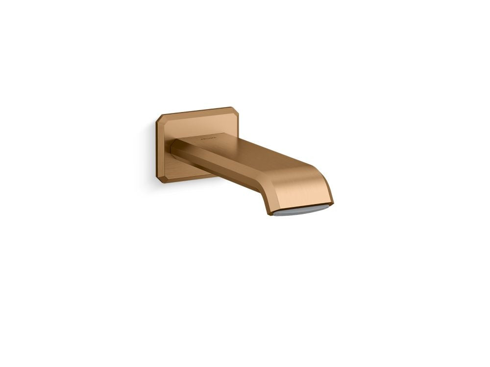 Kallista P32714-00 Bezel wall mount bath spout
