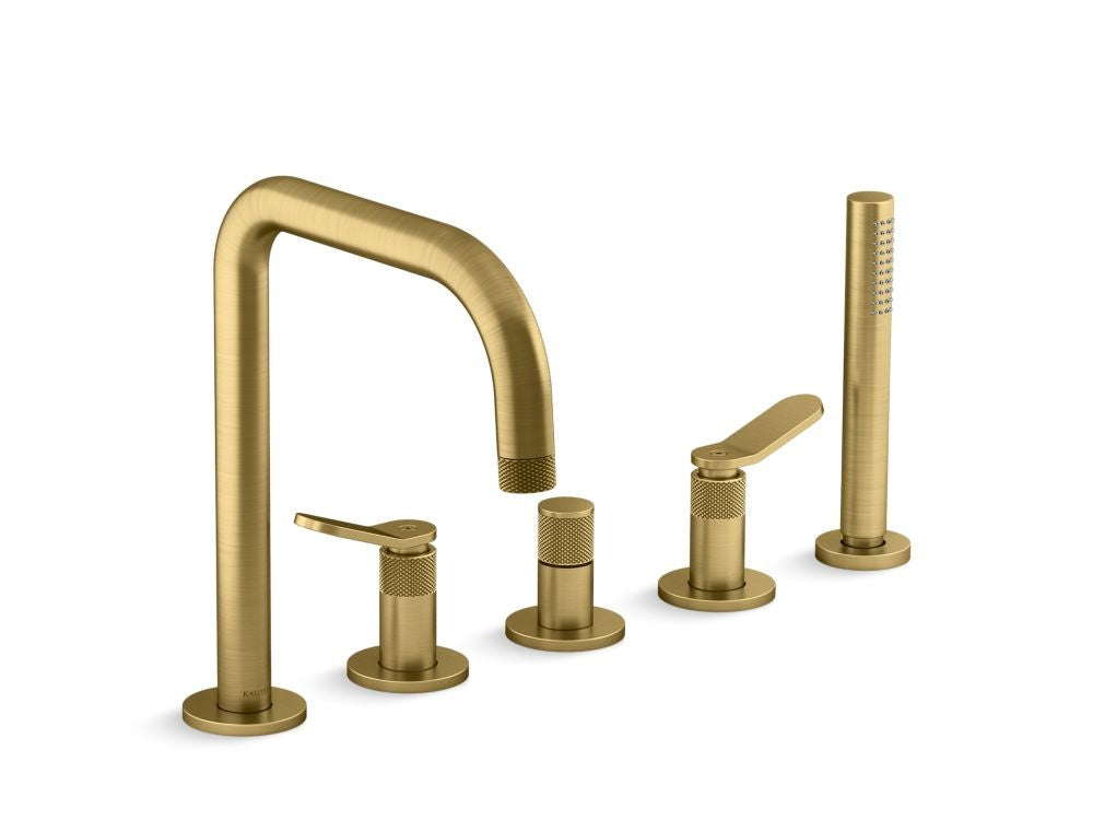 Kallista P32831-00 Aileron deck mount bath faucet with diverter handshower - Parent