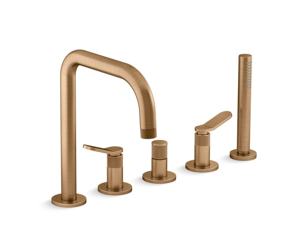 Kallista P32831-00 Aileron deck mount bath faucet with diverter handshower
