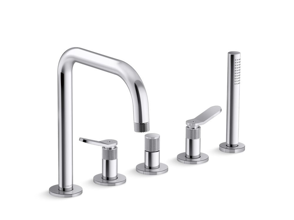 Kallista P32831-00 Aileron deck mount bath faucet with diverter handshower
