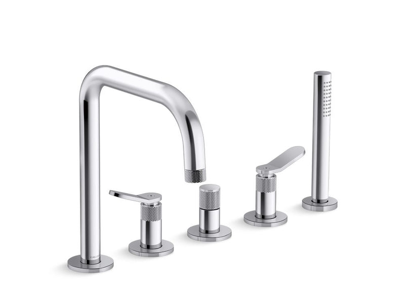 Kallista P32831-00 Aileron deck mount bath faucet with diverter handshower