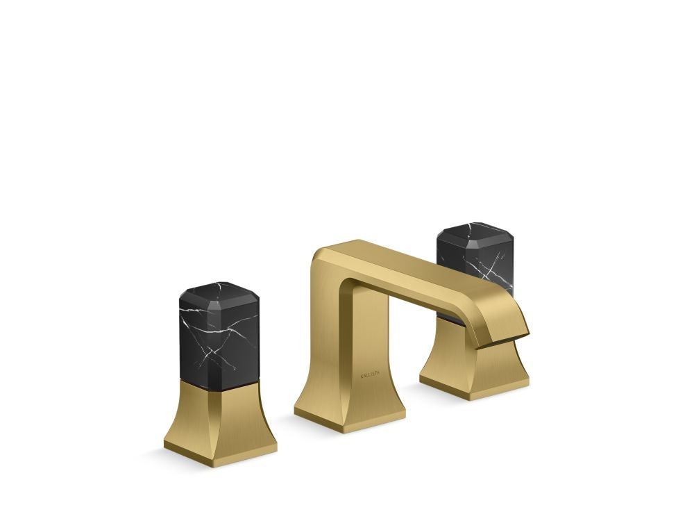 Kallista P33163-NM Bezel widespread faucet nero marquina stone - Parent