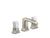 Kallista P33163-WC Bezel widespread faucet white carrara stone