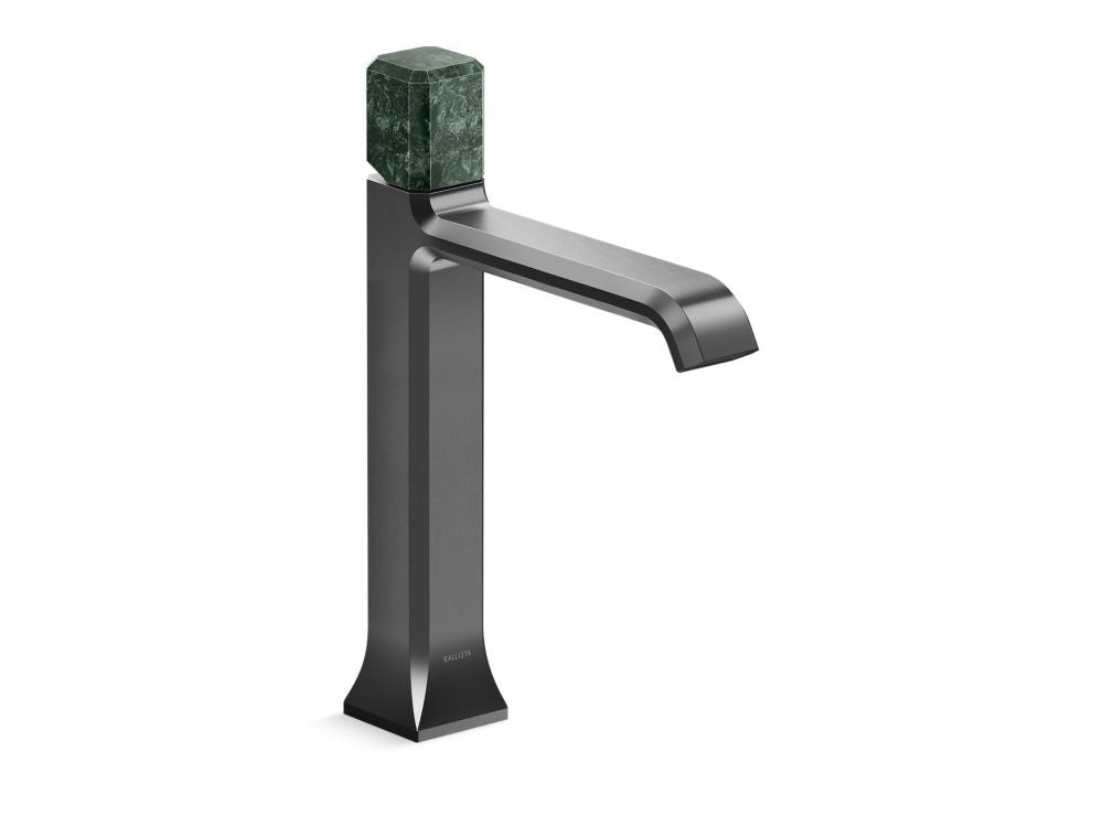 Kallista P33164-GTM Bezel single control tall spout gtm stone