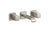 Kallista P33168-00 Bezel wall mount wide spread