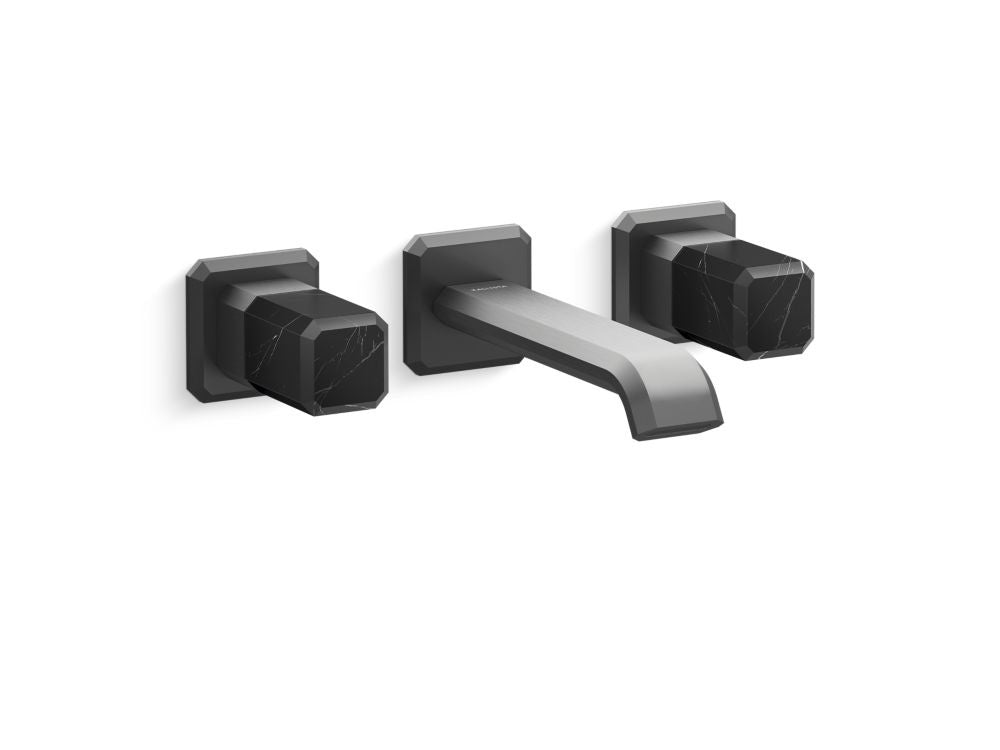 Kallista P33168-NM Bezel wall mount wide spread nm stone
