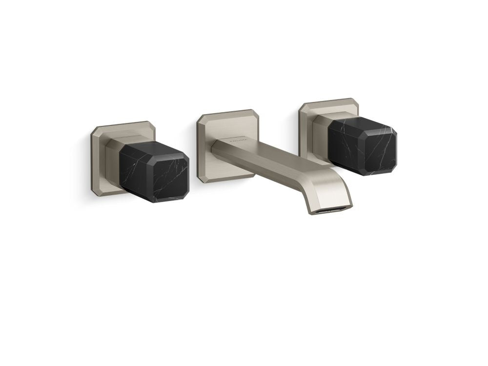 Kallista P33168-NM Bezel wall mount wide spread nm stone
