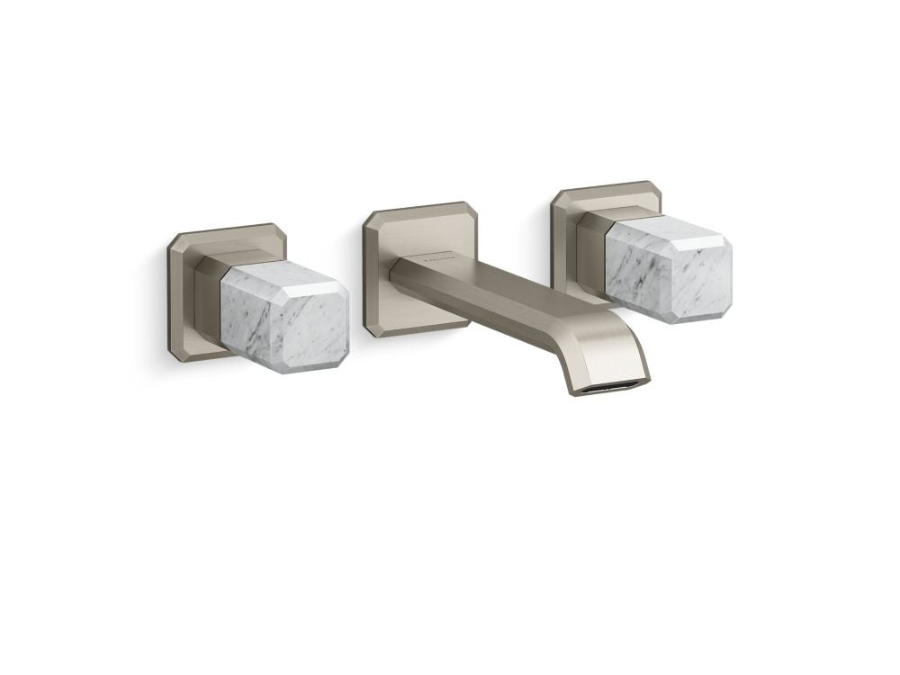 Kallista P33168-WC Bezel wall mount wide spread wc stone