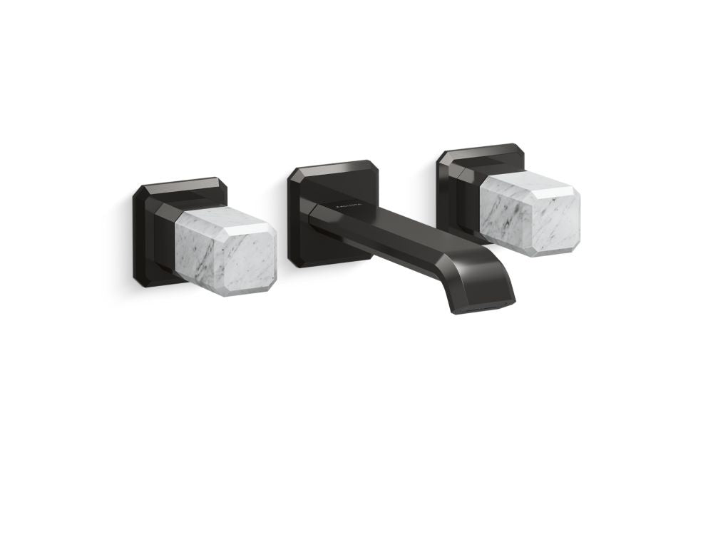Kallista P33168-WC Bezel wall mount wide spread wc stone