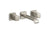 Kallista P33169-00 Bezel wall mount wide spread long