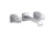 Kallista P33169-00 Bezel wall mount wide spread long