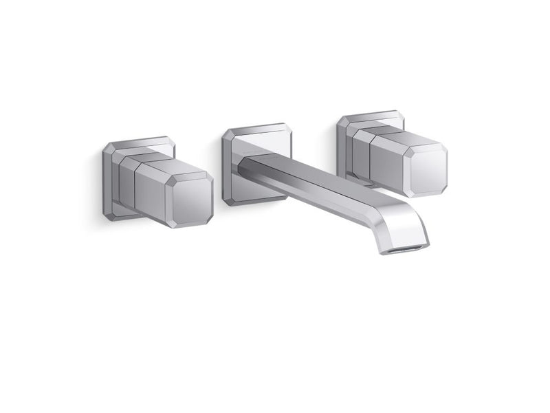 Kallista P33169-00 Bezel wall mount wide spread long