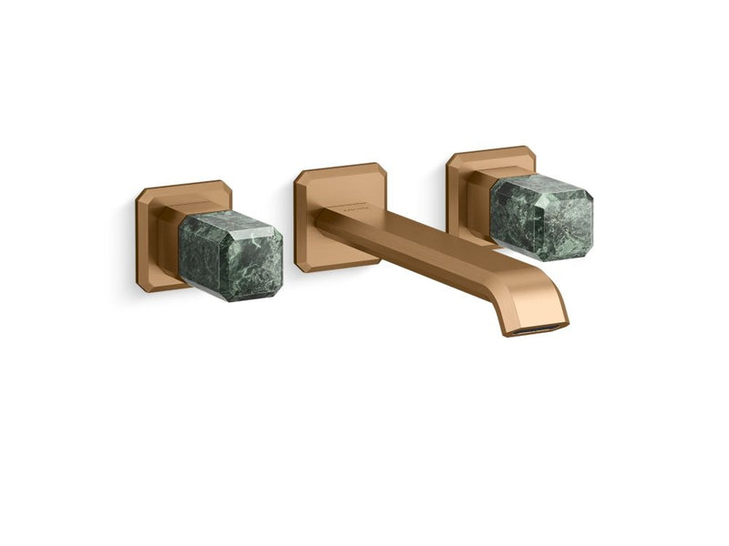 Kallista P33169-GTM Bezel wall mount wide spread long gtm stone - Parent