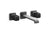 Kallista P33169-NM Bezel wall mount wide spread long nero marquina stone
