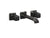 Kallista P33169-NM Bezel wall mount wide spread long nero marquina stone