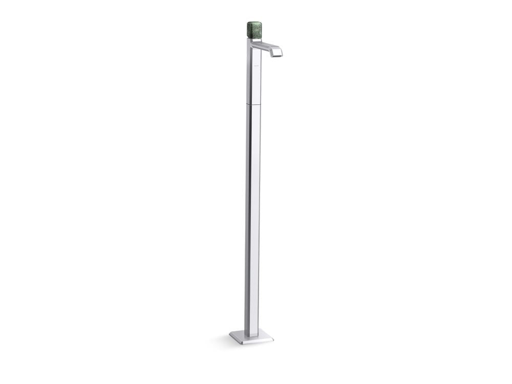 Kallista P33170-GTM Bezel floormount sink faucet gtm stone