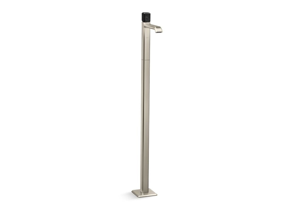 Kallista P33170-NM Bezel floormount sink faucet nero marquina stone