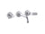 Kallista P33353-LV Aileron wallmount widespread faucet