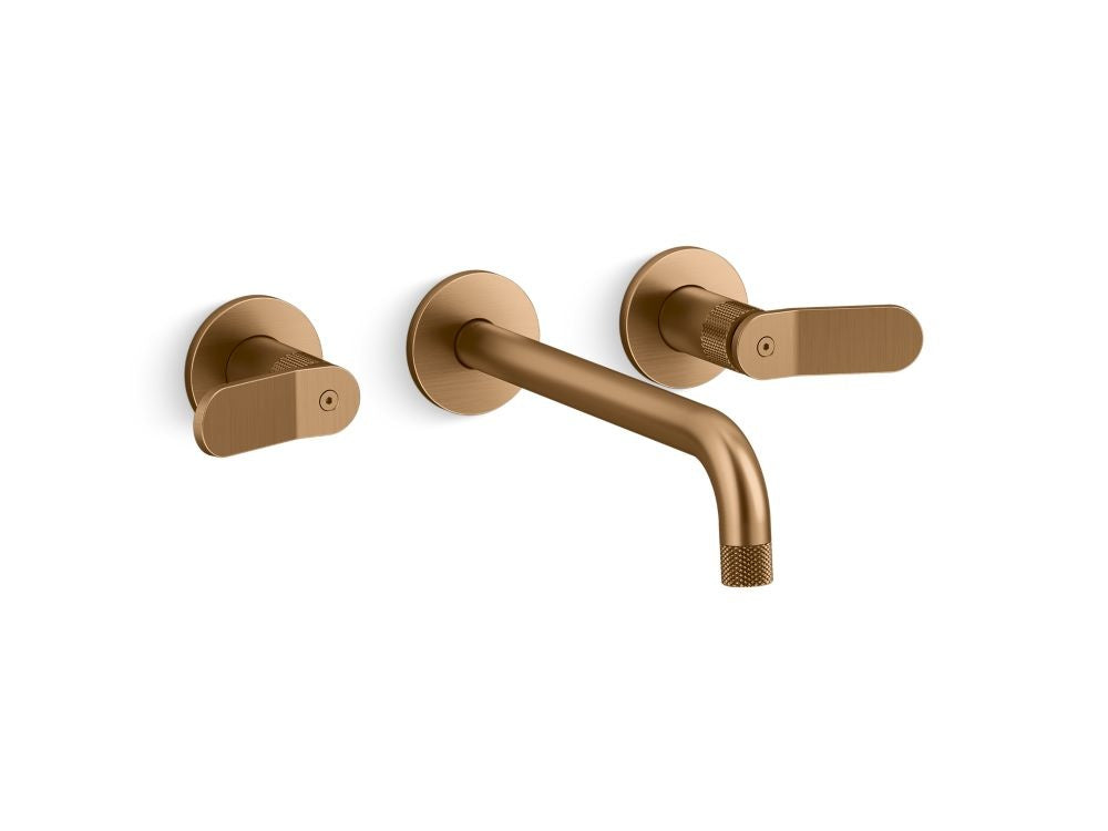 Kallista P33354-LV Aileron wallmount widespread faucet long