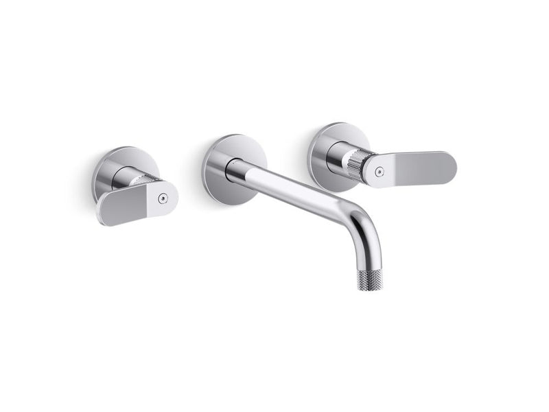 Kallista P33354-LV Aileron wallmount widespread faucet long