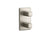 Kallista P33363-00 Bezel 1-outlet stacked thermo trim