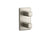 Kallista P33365-00 Bezel 3-outlet stacked thermo trim