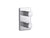 Kallista P33365-00 Bezel 3-outlet stacked thermo trim