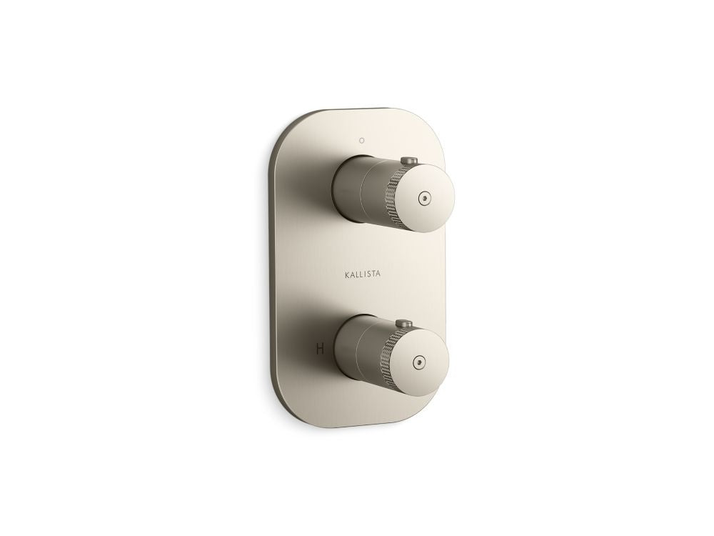 Kallista P33494-00 Aileron 1-outlet stacked thermo trim