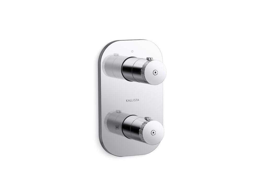 Kallista P33494-00 Aileron 1-outlet stacked thermo trim