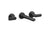 Kallista P34125-LV Wall Mount Sink Faucet, Wide Spread
